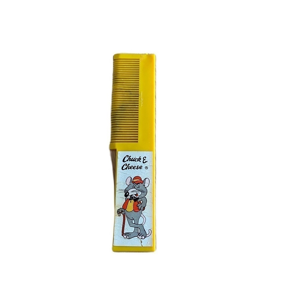 Vintage Yellow Chuck E. Cheese Comb Kids